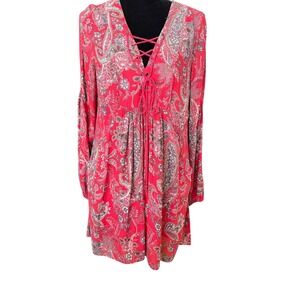 Free People Rain or Shine Tunic Dress  M/M